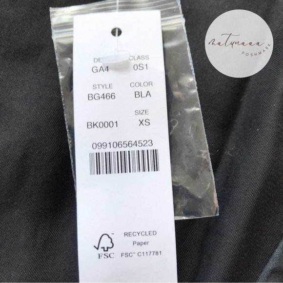 J.Crew Black Drapey Wrap Mini Dress - Picture 3 of 3